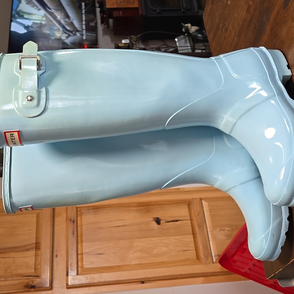 Hunter Blue Women's Winter & Rain Boots - Picture 4 of 7